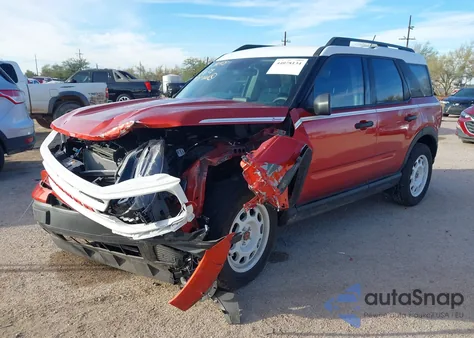 2024 Ford Bronco Sport Heritage z USA, uszkodzony, nr VIN 3FMCR9G61RRE91592